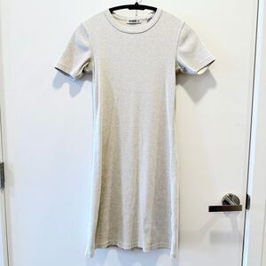 Buck Mason Women's Surplus Rib Knit Tank Dress Oatmeal Size XS